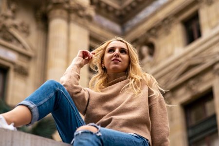 look casual chic femme