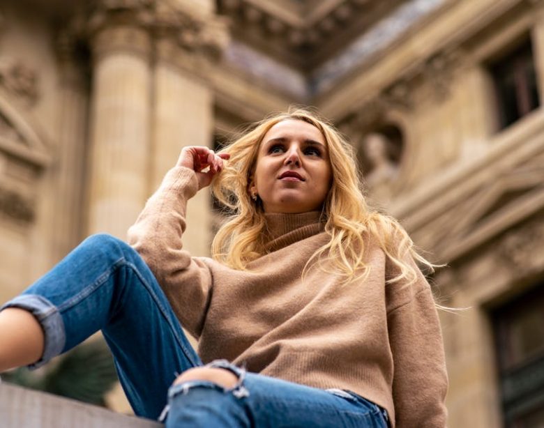 look casual chic femme